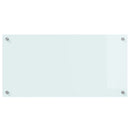 vidaXL Konyhai splashback Fehér 80 x 40 cm edzett üveg