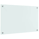 vidaXL Konyhai splashback Fehér 80 x 50 cm edzett üveg
