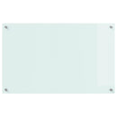 vidaXL Konyhai splashback Fehér 80 x 50 cm edzett üveg