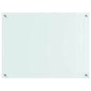 vidaXL Konyhai splashback Fehér 80 x 60 cm edzett üveg