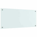 vidaXL Konyhai splashback Fehér 90 x 40 cm edzett üveg