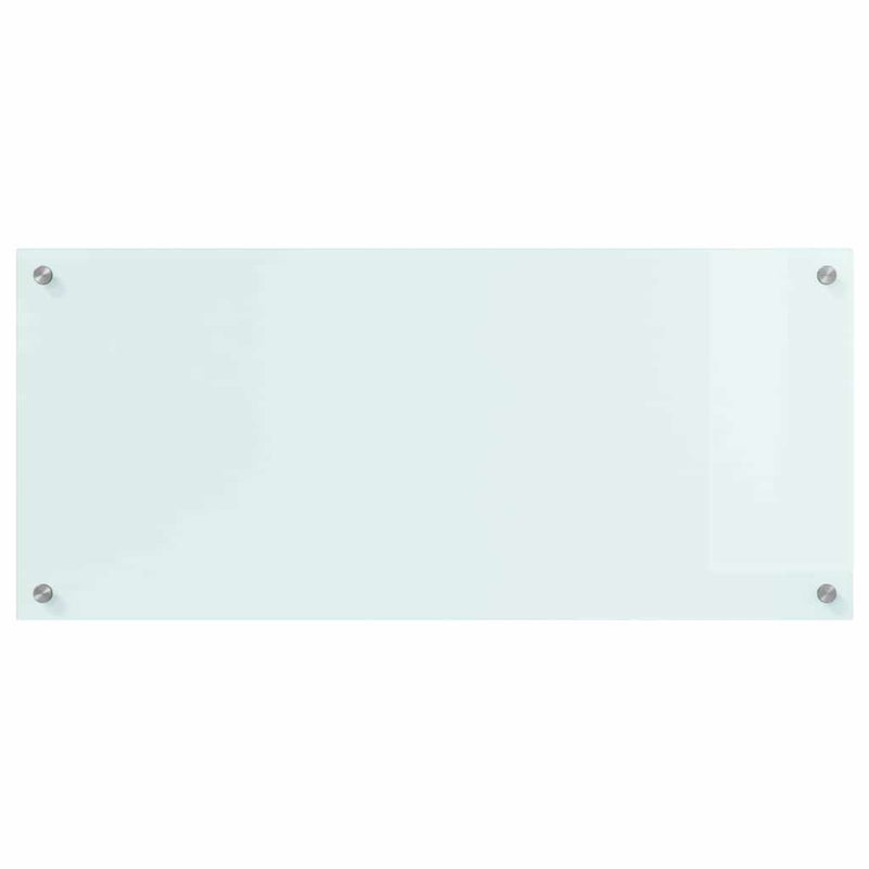 vidaXL Konyhai splashback Fehér 90 x 40 cm edzett üveg
