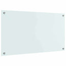 vidaXL Konyhai splashback Fehér 90 x 50 cm edzett üveg