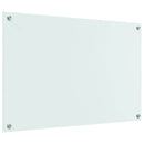 vidaXL Konyhai splashback Fehér 90 x 60 cm edzett üveg