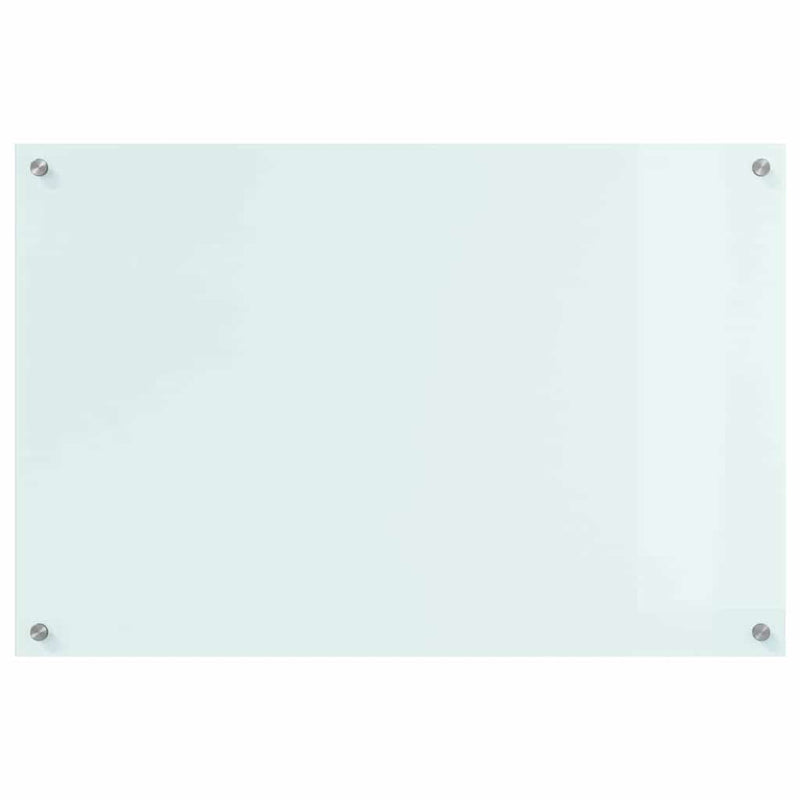 vidaXL Konyhai splashback Fehér 90 x 60 cm edzett üveg