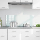 vidaXL Konyhai splashback Fehér 100 x 40 cm edzett üveg