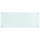 vidaXL Konyhai splashback Fehér 100 x 40 cm edzett üveg