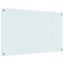 vidaXL Konyhai splashback Fehér 100 x 60 cm edzett üveg