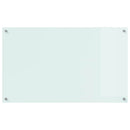 vidaXL Konyhai splashback Fehér 100 x 60 cm edzett üveg