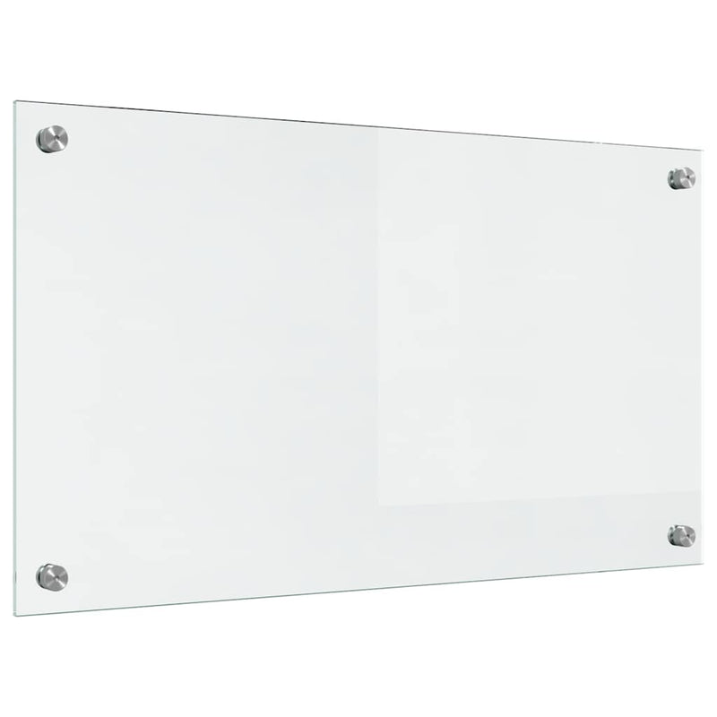 vidaXL Konyhai splashback Átlátszó 70 x 40 cm edzett üveg