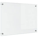 vidaXL Konyhai splashback Átlátszó 70 x 50 cm edzett üveg