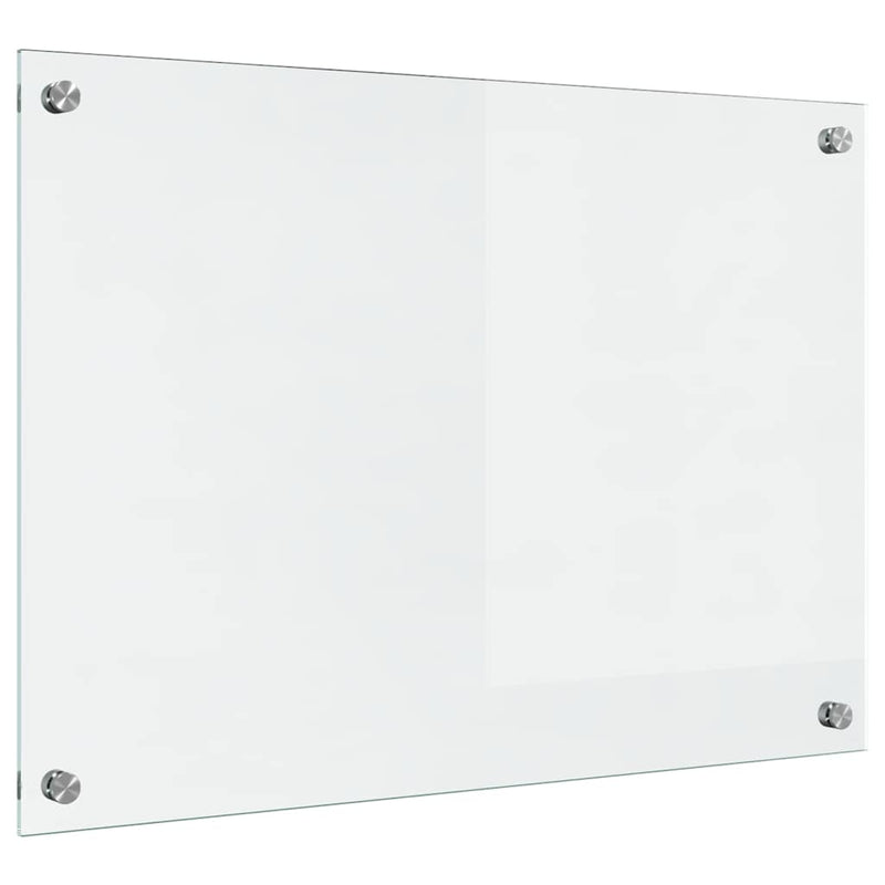 vidaXL Konyhai splashback Átlátszó 70 x 50 cm edzett üveg