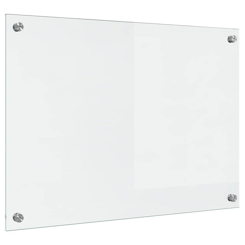 vidaXL Konyhai splashback Átlátszó 70 x 50 cm edzett üveg