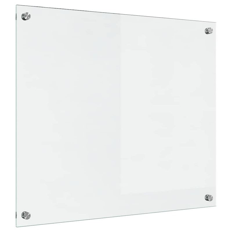 vidaXL Konyhai splashback Átlátszó 70 x 60 cm edzett üveg