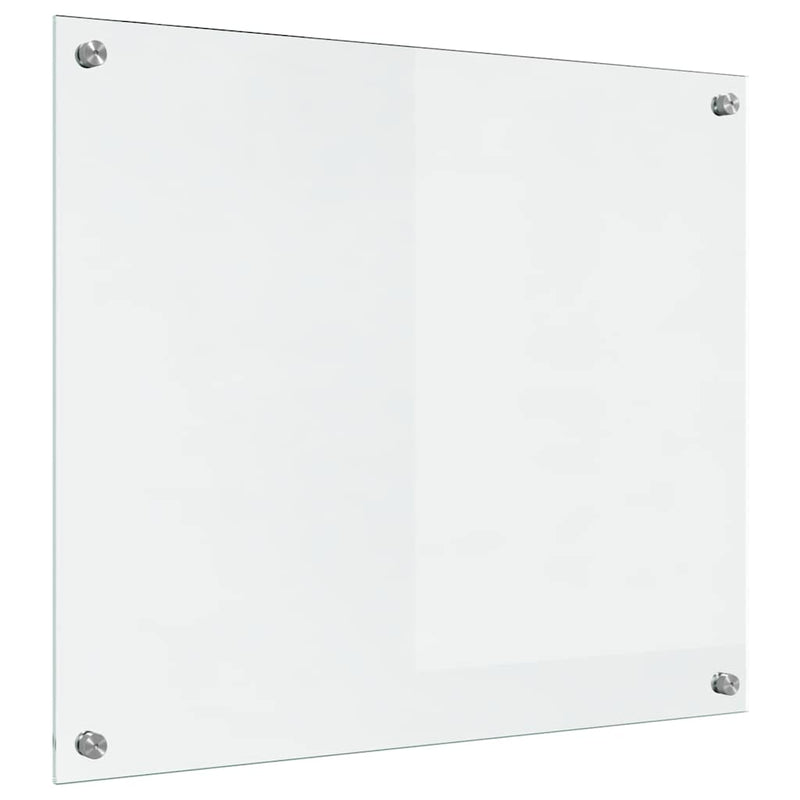 vidaXL Konyhai splashback Átlátszó 70 x 60 cm edzett üveg