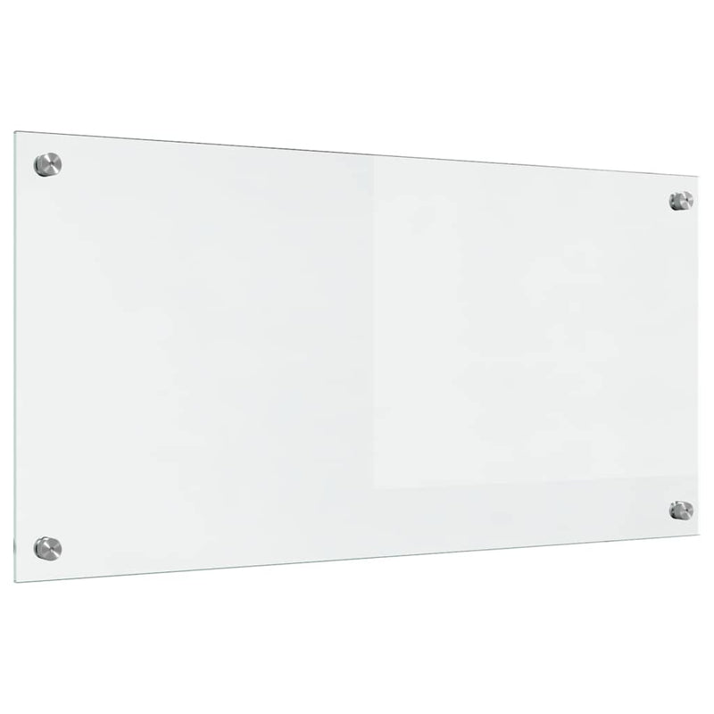 vidaXL Konyhai splashback Átlátszó 80 x 40 cm edzett üveg