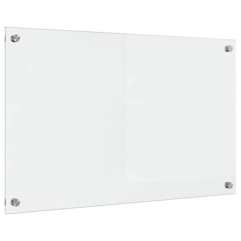 vidaXL Konyhai splashback Átlátszó 80 x 50 cm edzett üveg