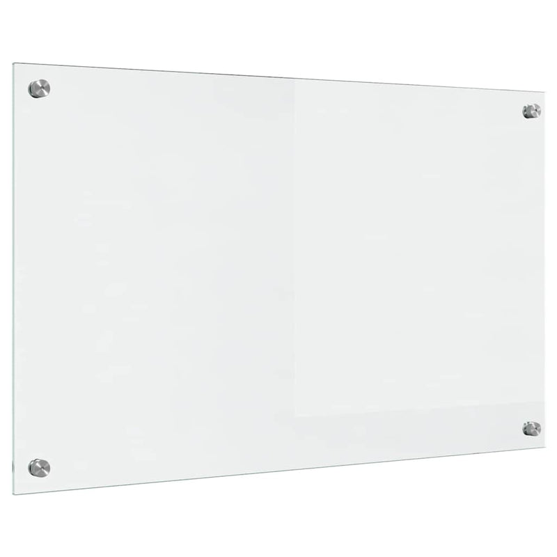 vidaXL Konyhai splashback Átlátszó 80 x 50 cm edzett üveg