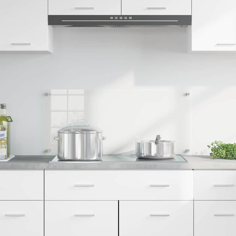 vidaXL Konyhai splashback Átlátszó 90 x 40 cm edzett üveg