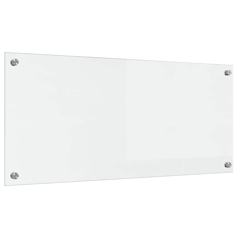 vidaXL Konyhai splashback Átlátszó 90 x 40 cm edzett üveg