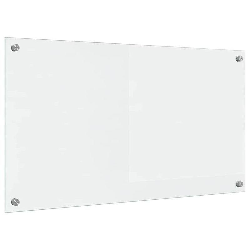 vidaXL Konyhai splashback Átlátszó 90 x 50 cm edzett üveg