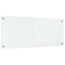 vidaXL Konyhai hátfal Átlátszó 100 x 40 cm edzett üveg