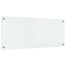 vidaXL Konyhai hátfal Átlátszó 100 x 40 cm edzett üveg