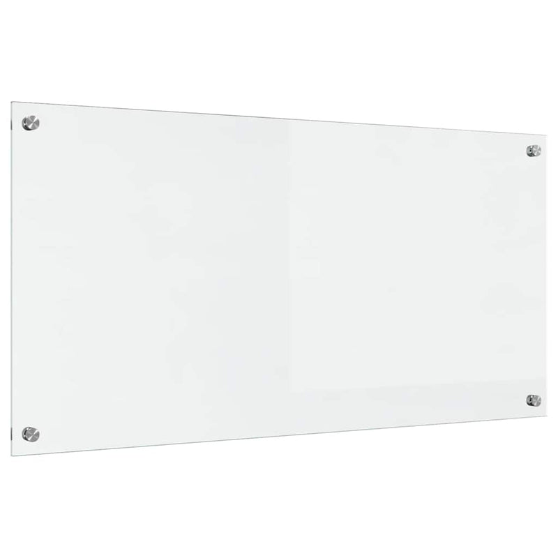 vidaXL Konyhai splashback Átlátszó 100 x 50 cm edzett üveg