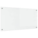 vidaXL Konyhai splashback Átlátszó 100 x 50 cm edzett üveg