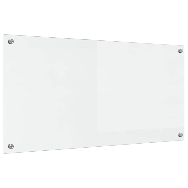 vidaXL Konyhai splashback Átlátszó 100 x 50 cm edzett üveg