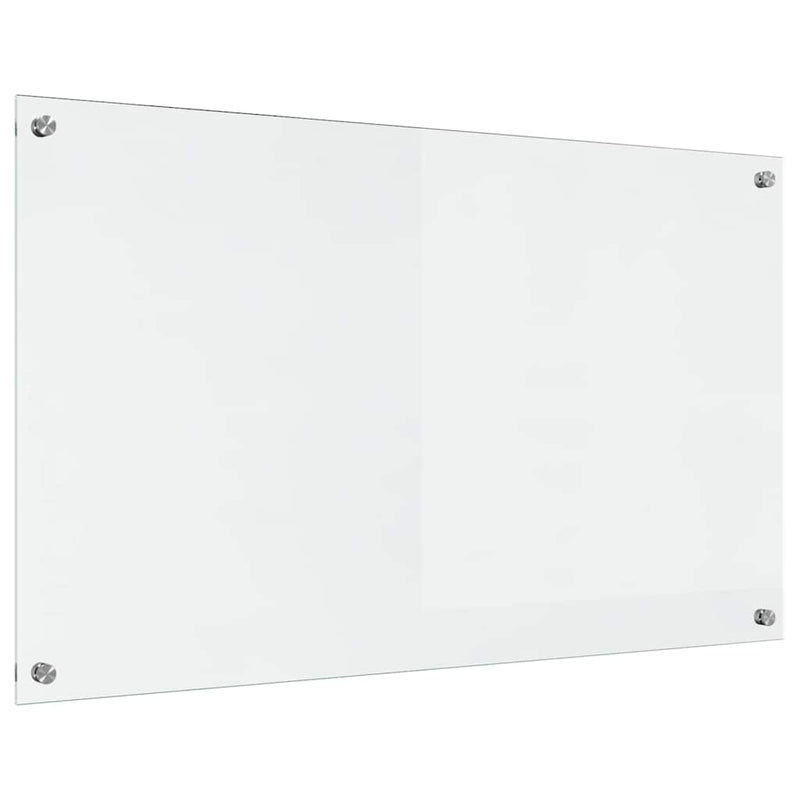 vidaXL Konyhai splashback Átlátszó 100 x 60 cm edzett üveg