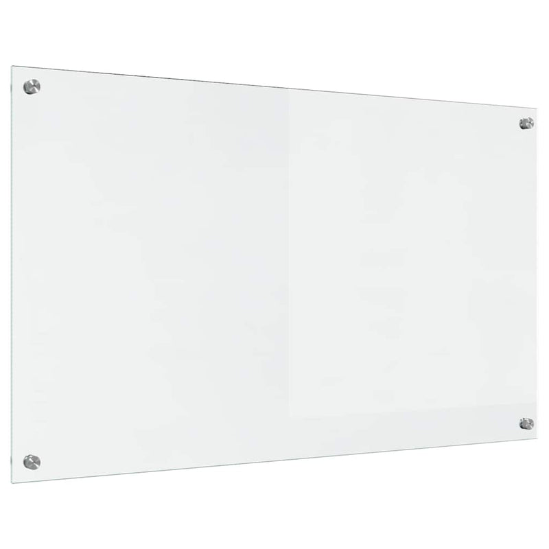 vidaXL Konyhai splashback Átlátszó 100 x 60 cm edzett üveg