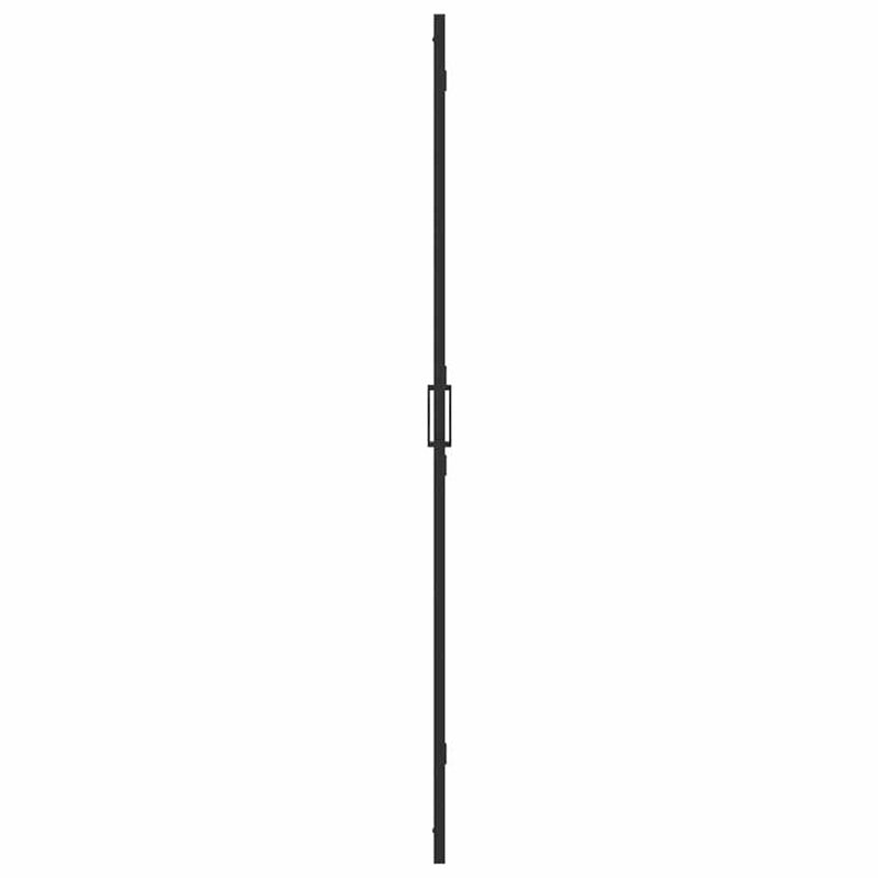 vidaXL Nyitott zuhanyfal Fekete és sötét átlátszó 70 x 190 cm