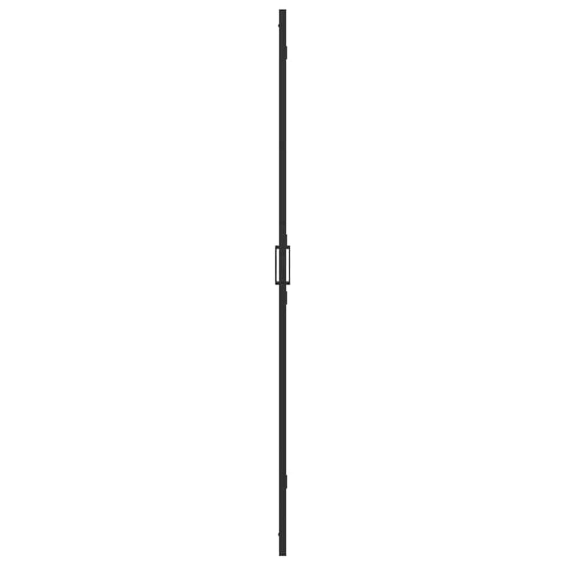 vidaXL Nyitott zuhanyfal Fekete és sötét átlátszó 80 x 190 cm