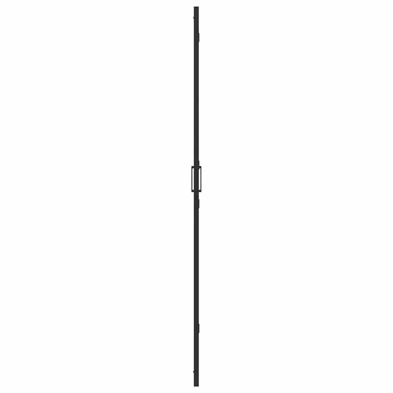 vidaXL Nyitott zuhanyfal Fekete és sötét átlátszó 110 x 190 cm