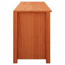 vidaXL Cipőpad polcokkal tárolóval Faggyú barna 160 x 36,5 x 50 cm