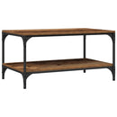 vidaXL Dohányzóasztal Öreg fa 80 x 50 x 40 cm Faanyag