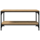 vidaXL Dohányzóasztal Artisan tölgy 81 x 50 x 40 cm Faanyag