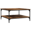 vidaXL Dohányzóasztal Régi fa 80 x 80 x 40 cm Faanyag