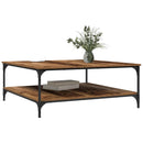 vidaXL Dohányzóasztal Régi fa 100 x 100 x 40 cm Faanyag