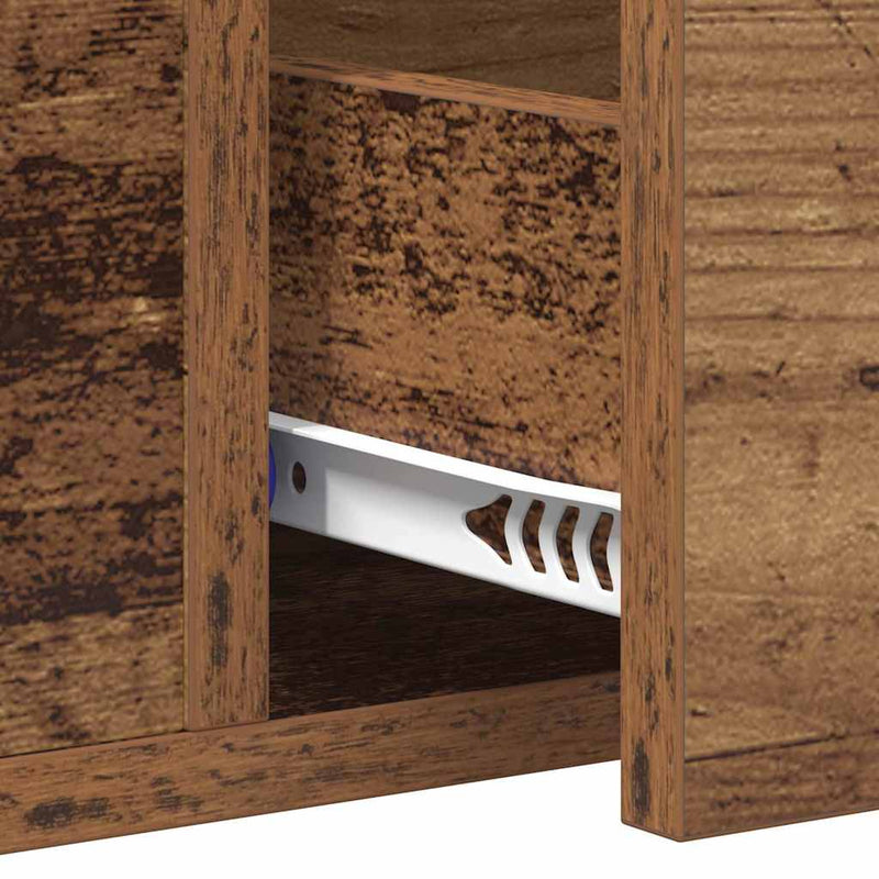 vidaXL Konzolasztal Other Régi fa 100 x 34.5 x 75 cm Faanyag