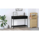 vidaXL Konzolasztal Egyéb Musta tammi 100 x 34.5 x 75 cm Faanyag