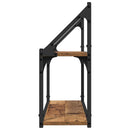 vidaXL Falpolc polcokkal tárolóval Régi fa 60 x 21 x 51 cm Faanyag