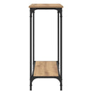 vidaXL Konzolasztal kézműves tölgy 101 x 30.5 x 75 cm Faanyag