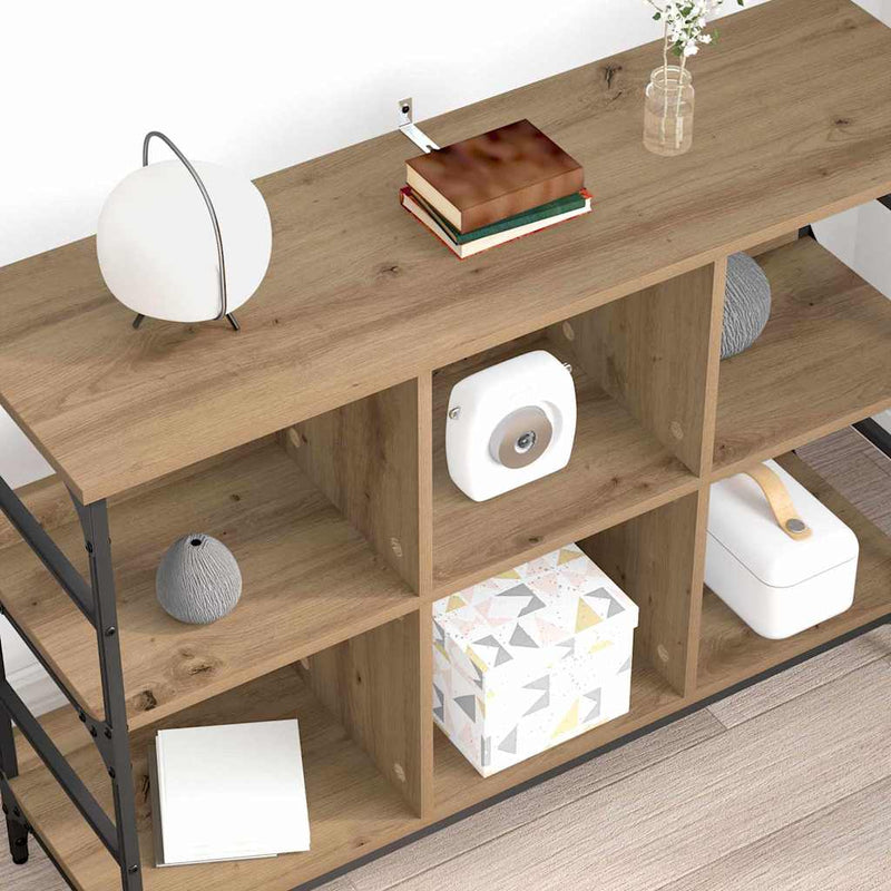 vidaXL Széf Barna 102 x 32 x 73.5 cm Faanyag