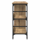 vidaXL Széf Barna 102 x 32 x 73.5 cm Faanyag