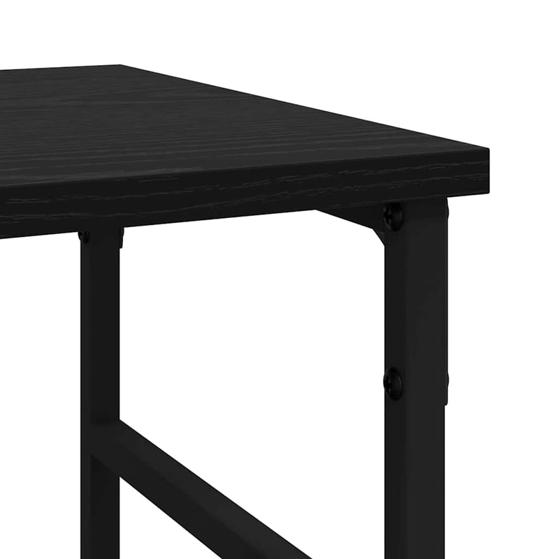 vidaXL Széf Fekete 102 x 32 x 73.5 cm Faanyag