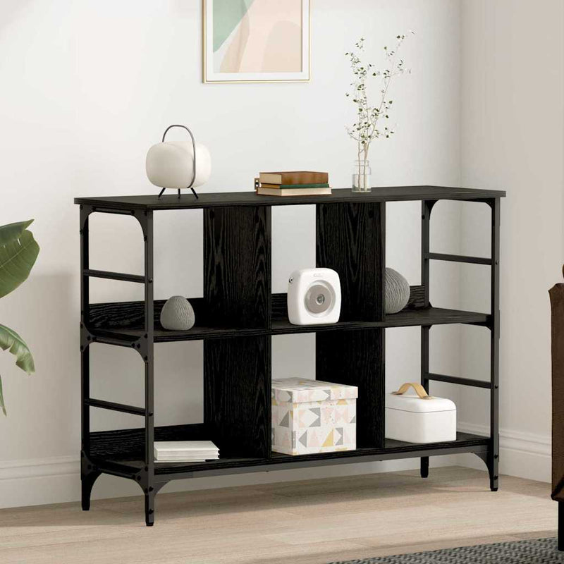 vidaXL Széf Fekete 102 x 32 x 73.5 cm Faanyag