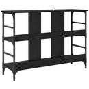 vidaXL Széf Fekete tölgy 102 x 32 x 73,5 cm