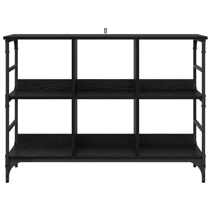 vidaXL Széf Fekete 102 x 32 x 73.5 cm Faanyag